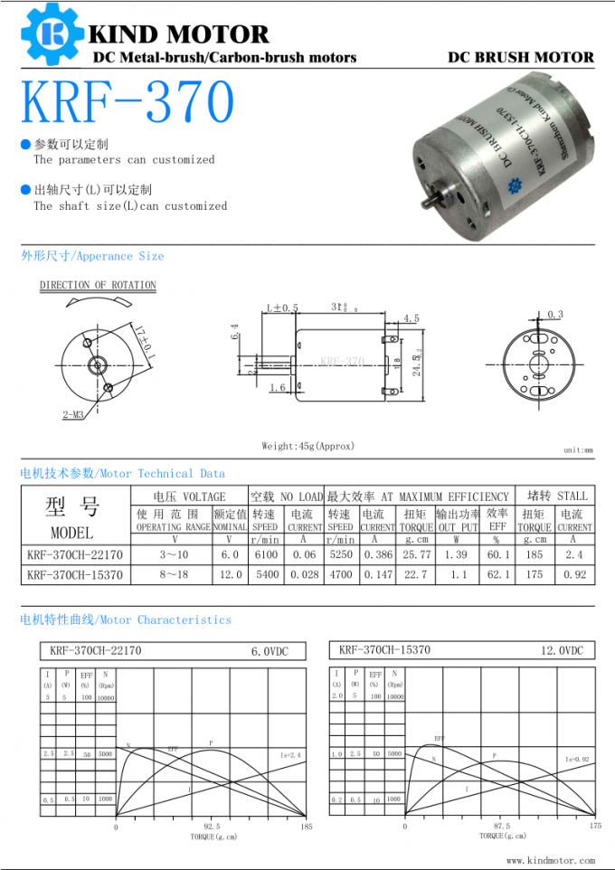Dc ขนาดเล็ก 3 5 6 12 24 โวลต์ Rk370 Rk-370 Rk-370ca มอเตอร์แปรงถ่าน