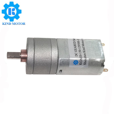 แปรงถ่าน 12v Dc Motor แรงบิดสูง 45g 100 Rpm Dc Gear Motor
