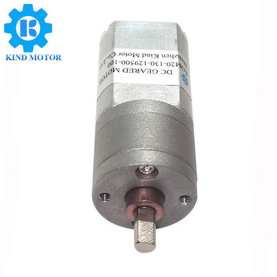 มอเตอร์แปรงถ่าน Dc, มอเตอร์เกียร์ 3.8W แรงบิดสูง 12v 6300gCm