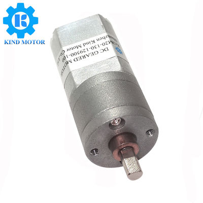 มอเตอร์เกียร์ DC ขนาดเล็ก 12v 20Dx41L 5500 รอบต่อนาทีพร้อมเพลาขยาย 4 มม