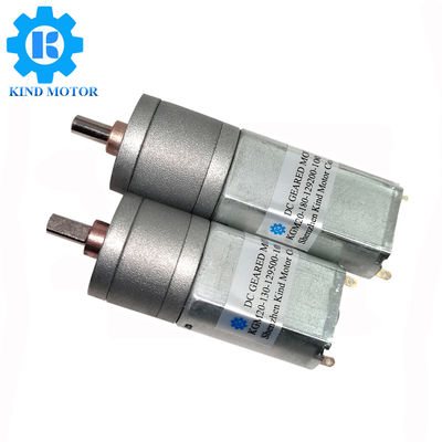 มอเตอร์เกียร์ DC ขนาดเล็ก 12v 20Dx41L 5500 รอบต่อนาทีพร้อมเพลาขยาย 4 มม