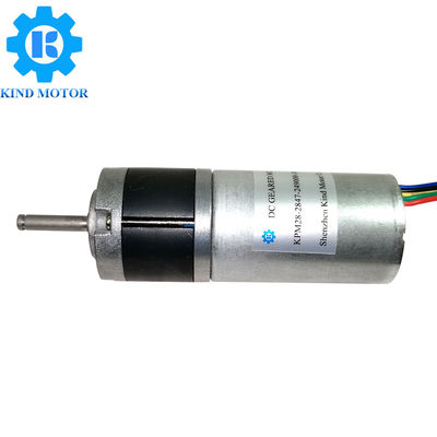6W Brushless DC Geared Motor 4A เส้นผ่านศูนย์กลาง 28 มม. ต่อเนื่องในปัจจุบัน