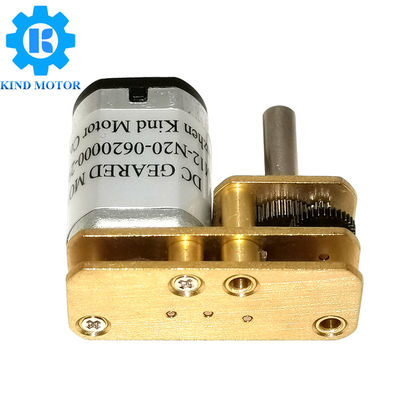 U เพลามุมขวา DC Gear Motor น้ำหนัก 16.5g พร้อมกระปุกเกียร์ 10 × 24 มม.