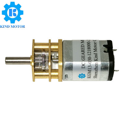 มอเตอร์เกียร์ขนาดเล็ก 13 มม. แรงบิดสูง 26g Brushed Dc Motor 12v