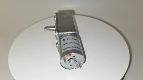 มอเตอร์เกียร์หนอน DC 24V Rs370 แปรงถ่านเสียงรบกวนต่ำสำหรับเครื่องใช้ภายในบ้าน