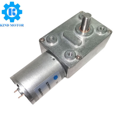 มอเตอร์เกียร์หนอน DC 24V Rs370 แปรงถ่านเสียงรบกวนต่ำสำหรับเครื่องใช้ภายในบ้าน