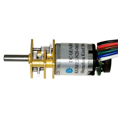 200rpm 12mm N20 Gearbox Dc Motor แรงบิดสูงพร้อมเพลาขยาย