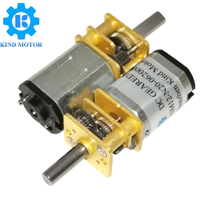 เสียงเสียงต่ําขนาดเล็ก 3v 5v 6v 12v 24v 12mm gm12 n10 n20 n30 dc เครื่องลดความเร็วแบบเรียบกระตุ้นกล่องเกียร์มอเตอร์ไฟฟ้า