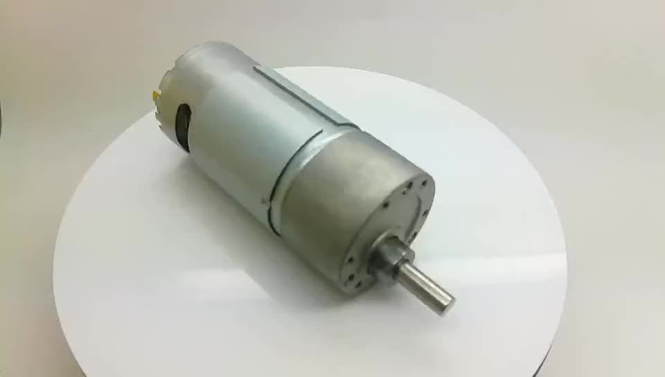 KGM37-555 35mm 37mm dc 12v 24v 80 rpm 100 rpm มอเตอร์เกียร์ dc 6mm