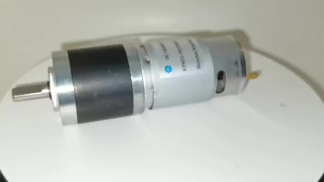 พลังงานสูง ไมโครความเร็วต่ํา 1-5000 รอบ / นาที 5v 6v 9v 12v 24v กล่องเกียร์ดาวเคราะห์โลหะ
