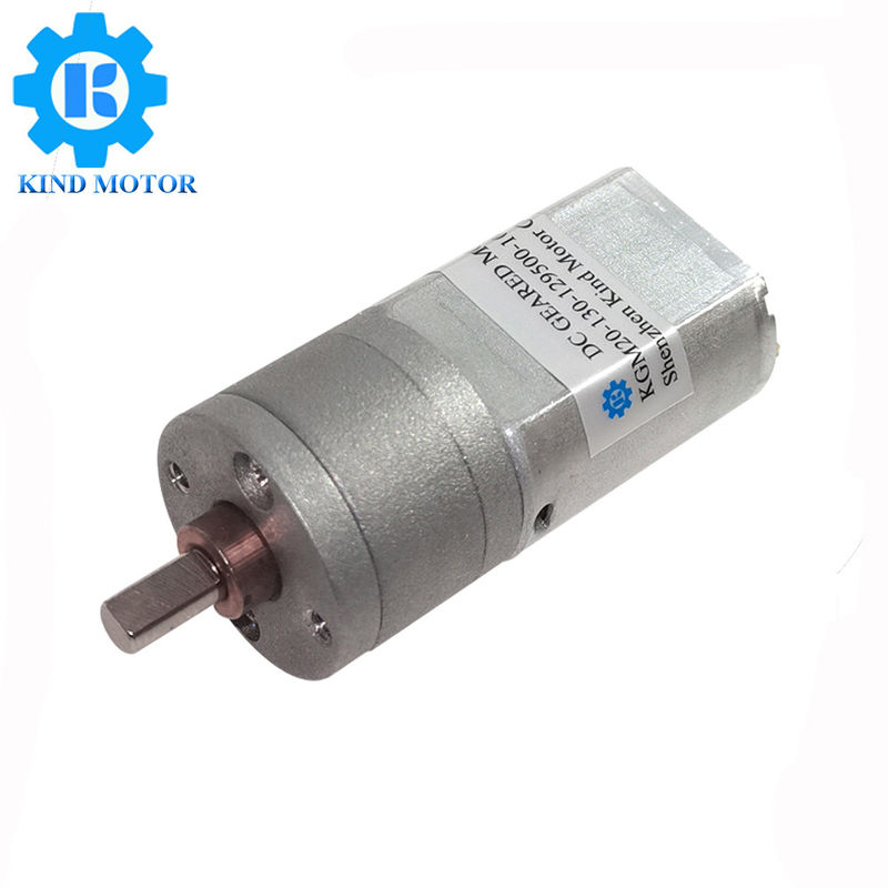 แปรงถ่าน 12v Dc Motor แรงบิดสูง 45g 100 Rpm Dc Gear Motor