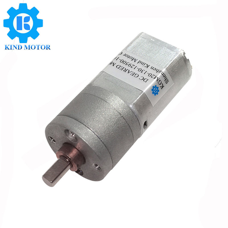 มอเตอร์เกียร์โลหะ 12v Dc 300 รอบต่อนาที 4000gcm แรงบิดสูงสุดสำหรับแอพพลิเคชั่นหลายตัว