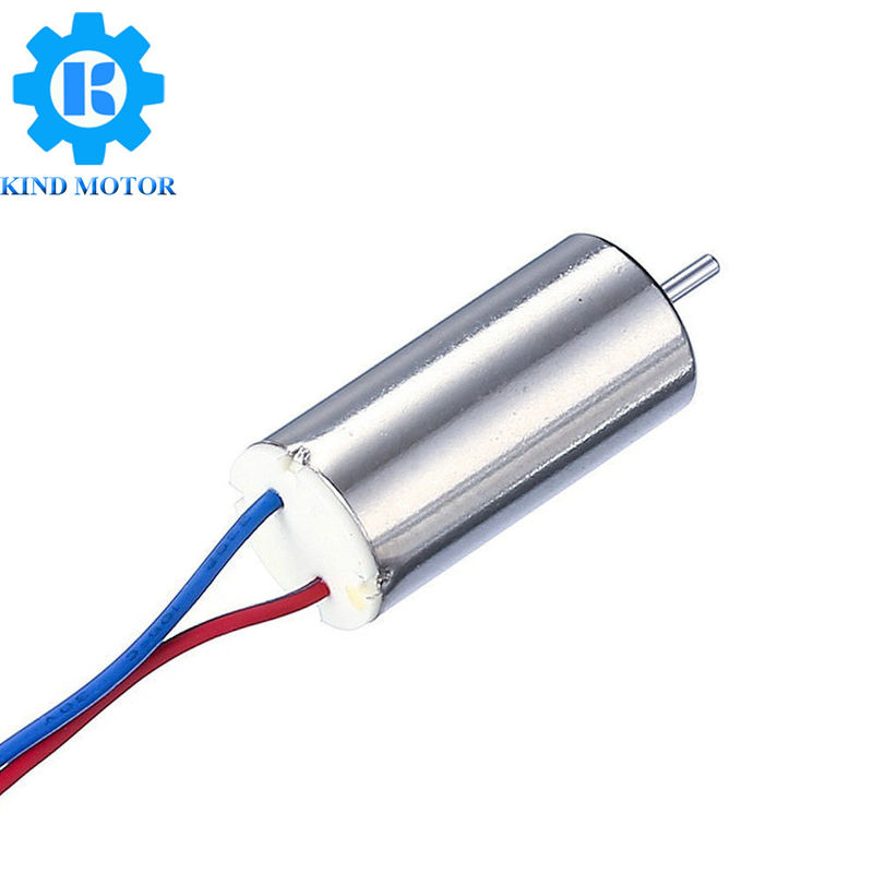 12v DC Coreless เครื่องยนต์ เพลาคู่ กำลังขับ 1W พร้อมตัวเข้ารหัส 12ppr