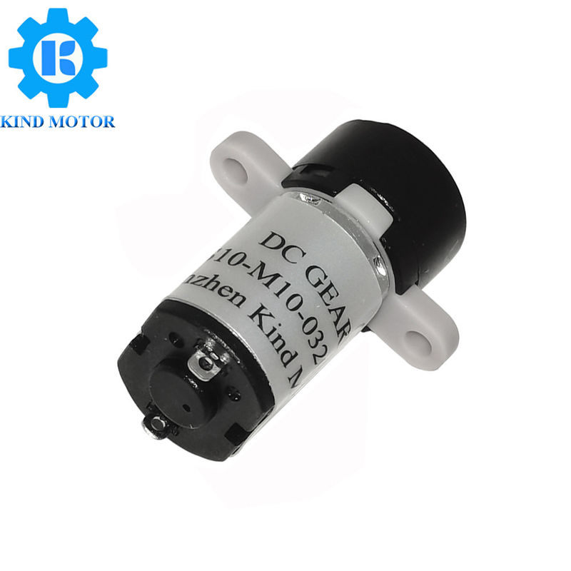 Micro 10mm 1.5v 3v 6v Dc มอเตอร์เกียร์พลาสติกพร้อมหูยึดและสายไฟ