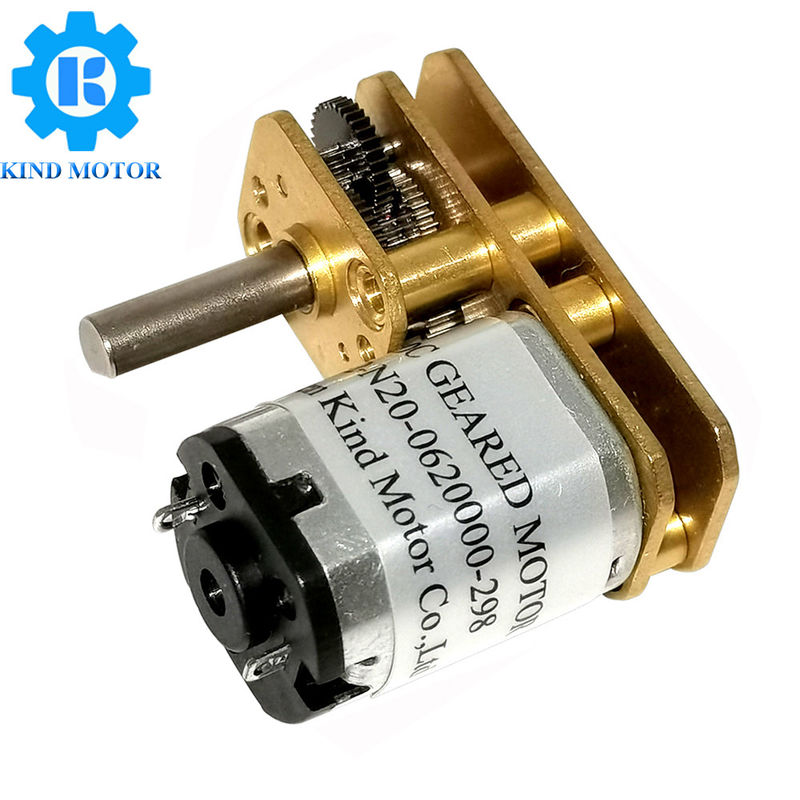 U เพลามุมขวา DC Gear Motor น้ำหนัก 16.5g พร้อมกระปุกเกียร์ 10 × 24 มม.